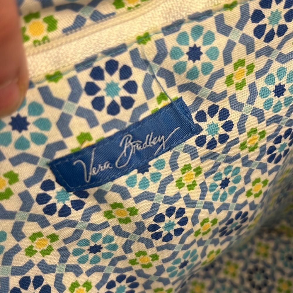 Vera Bradley Straw Beach Bag Tote in EUC - Picture 10 of 10